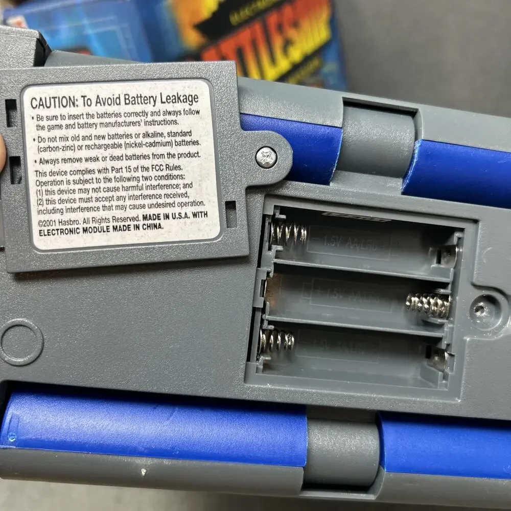 Electronic Battleship Advanced Mission Game 2000 Tested/Works 381 Pegs READ